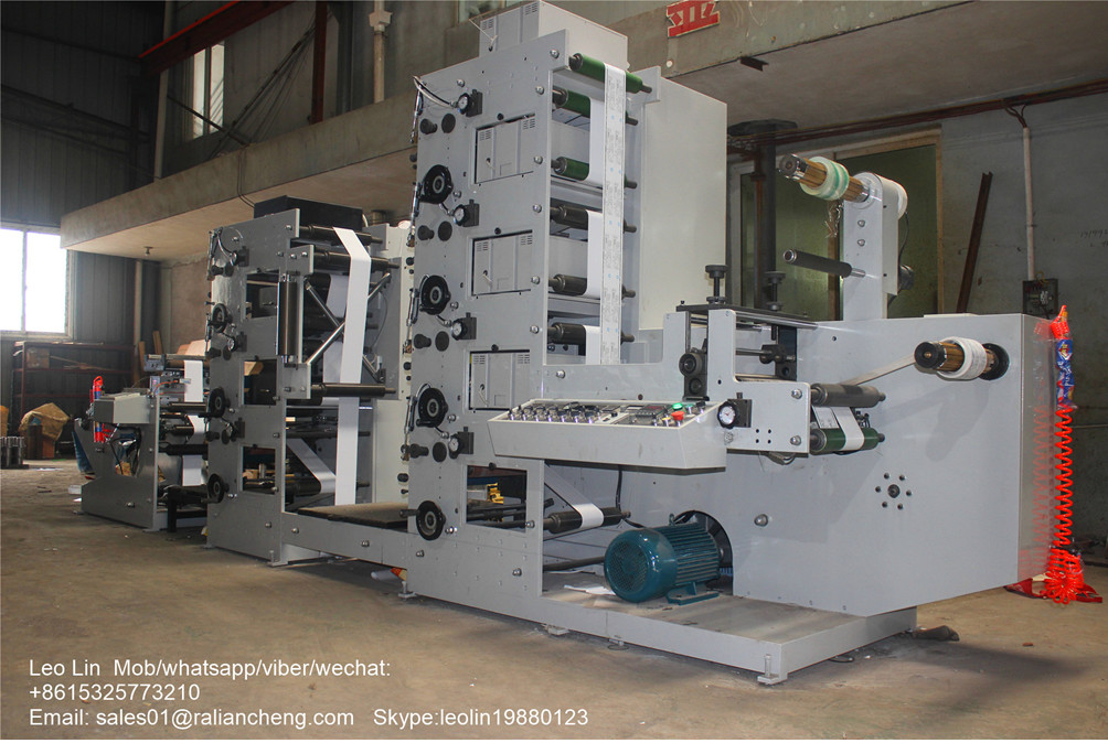 7 Colors UV Drying Film Label Pp Multi Function Flexo Graphic Press Machine With Laminating Die Cutting Slit