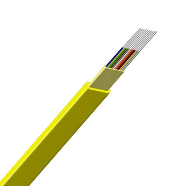 Quality GJDFH 4 Core Multimode Ribbon Fiber Optic Cable 6 / 8 / 12 Ribbon Fibers With Non - Metallic Strength Member for sale