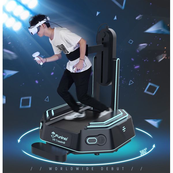 Interactive Indoor 360 Degree 9D Vr Standing Platform Walker Treadmill Vr Walking