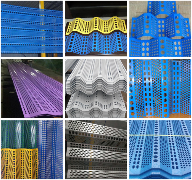 Aluminum Windbreak Fence Panels For Construction Site