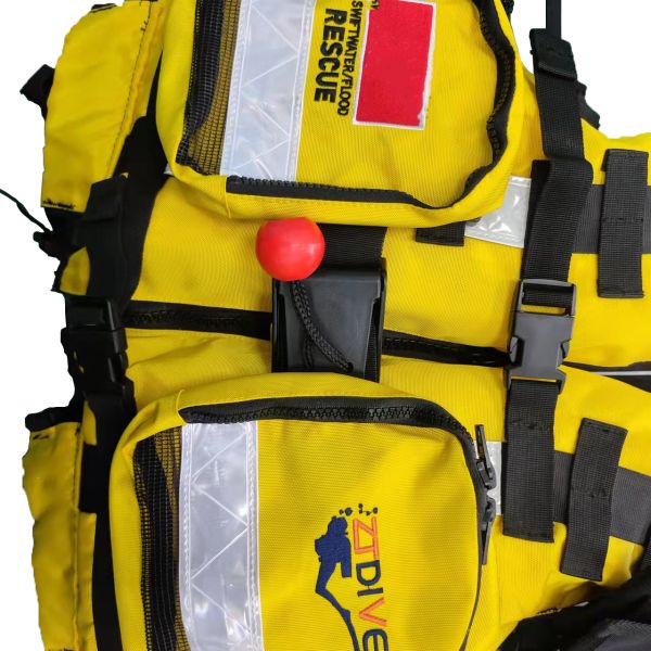 Multipurpose Rescue Life Jacket 150N Buoyancy Yellow Color Durable