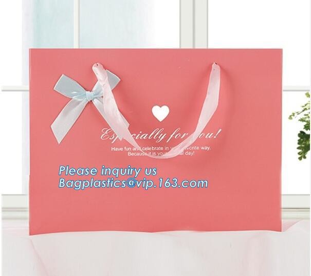 Fashion Custom Printing Luxury Gift Shopping Carrier Paper Bag With Your Own Logo Print,strong twisted handle black leat
