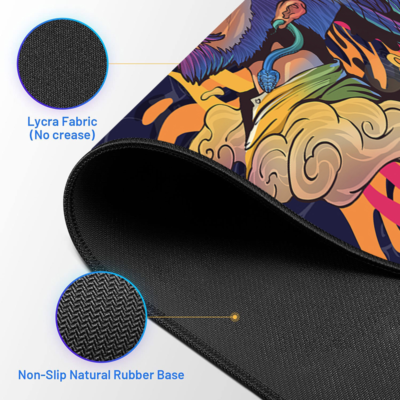 Customized Size Fabric Blank Sublimation Mouse Pad for Gaming Water Resistance