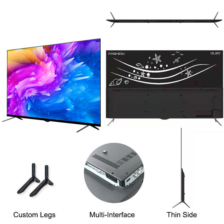 Smart 4K OLED TV 65 Inch Flat Screen Remote Control Sound UHD LED Android
