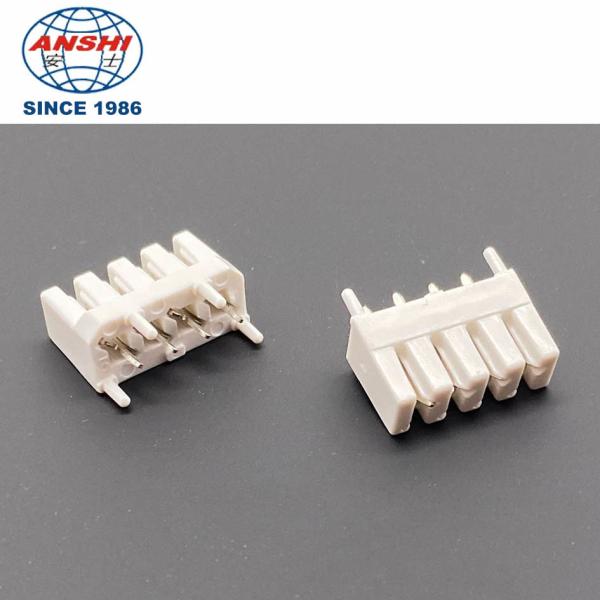 Quality Krone Type 45degree PCB IDC Terminal Block Connector 4 Pin Pitch 3.81mm for sale