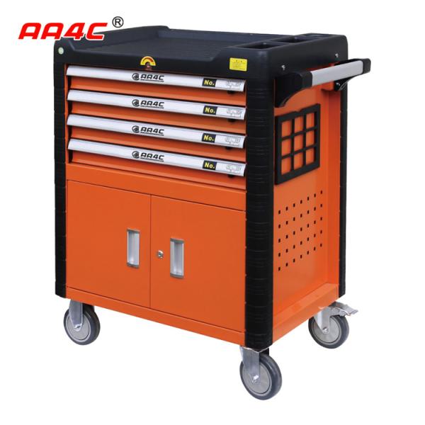 Quality 234pcs Mobile Tool Cabinet 4 Drawers Mechanic Rolling Tool Box Trolley On Wheels for sale