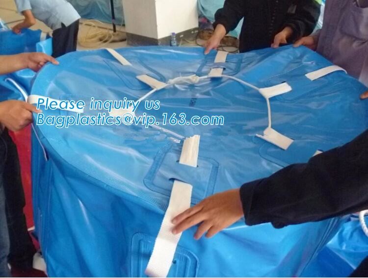 customizable PP u-panel baffle big bag /coated white woven PP jumbo bag/ventilated 4 panel baffle bag/all colors availab