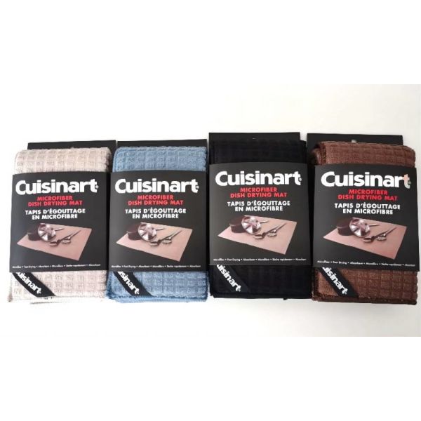 Solid Color All Polyester Microfiber Dish Drying Mat