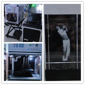 China Custom 3D Glass Engraving Machine , Glass Etching Equipment High Stability on sale