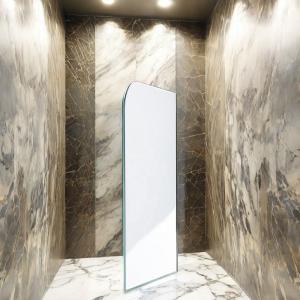China EN12150/CE/SGCC/Australian Certificate Fixed Radius Tempered Glass Shower Doors wholesale