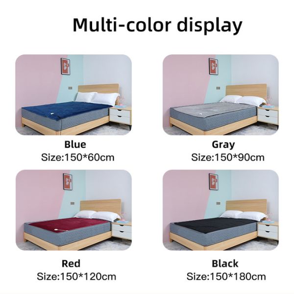 Washable Folding Electric Throw Thermal Customized Heated Heating Throw Over Blankets Electric For Winter And Bed