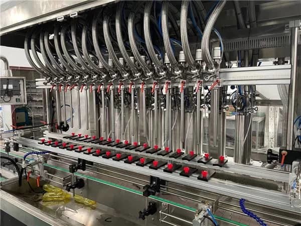 Automatic Volumetric Piston Filling Machine With Multy Heads Servo Driven Inline System