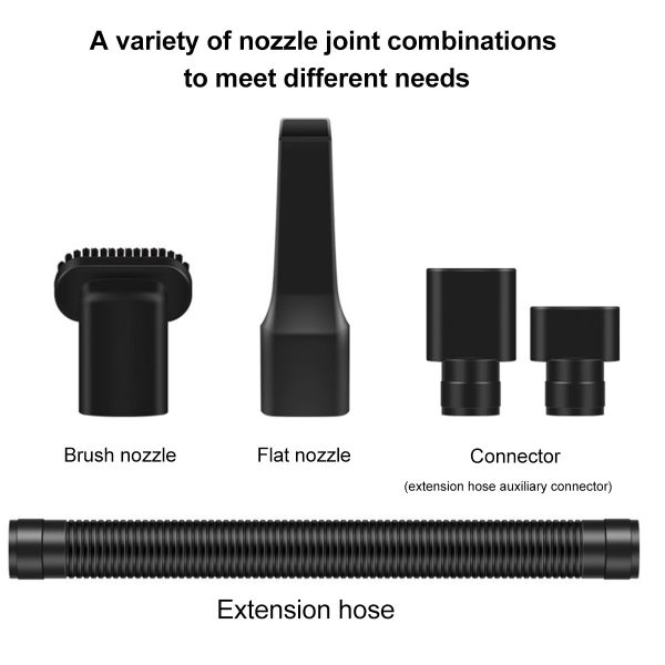 6000Pa Handheld Car Vacuum Cleaner Dual Use Mini Portable Car Vacuum Cleaner 2600mAh