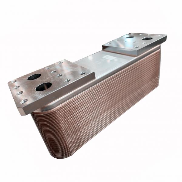 Quality Copper Plate Heat Exchanger Compact Plate Heat Exchanger for Water Cooling & Heating for sale