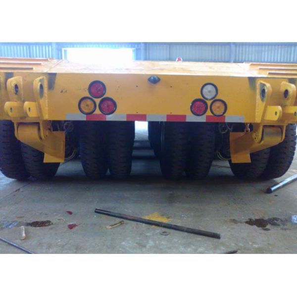 Lowbed trailer with Argonaut suspension