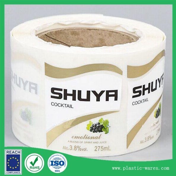 Quality printed self adhesive labels on a roll for sale