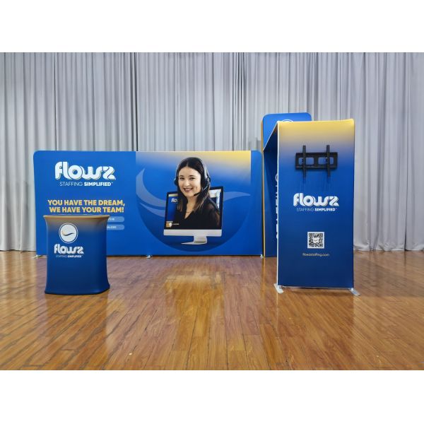 10x20ft Trade Show Modular Display Stretch Fabric Trade Show Displays