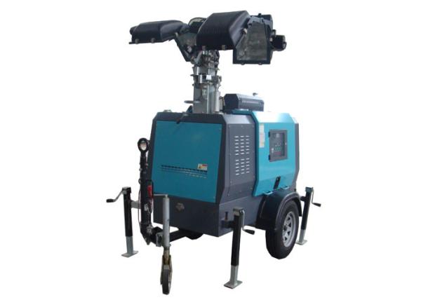 Quality Manual start Mobile Light Tower with 4*1000W  metal halide lamp Kubota engine generator for sale