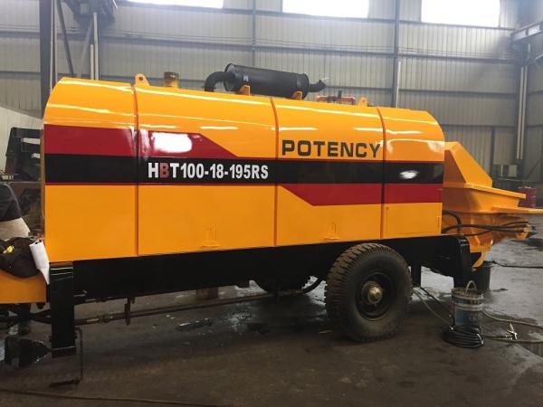 Quality Drag Type Concrete Pump With Max Aggregate Size 50mm Open Circuit Hydraulic System for sale