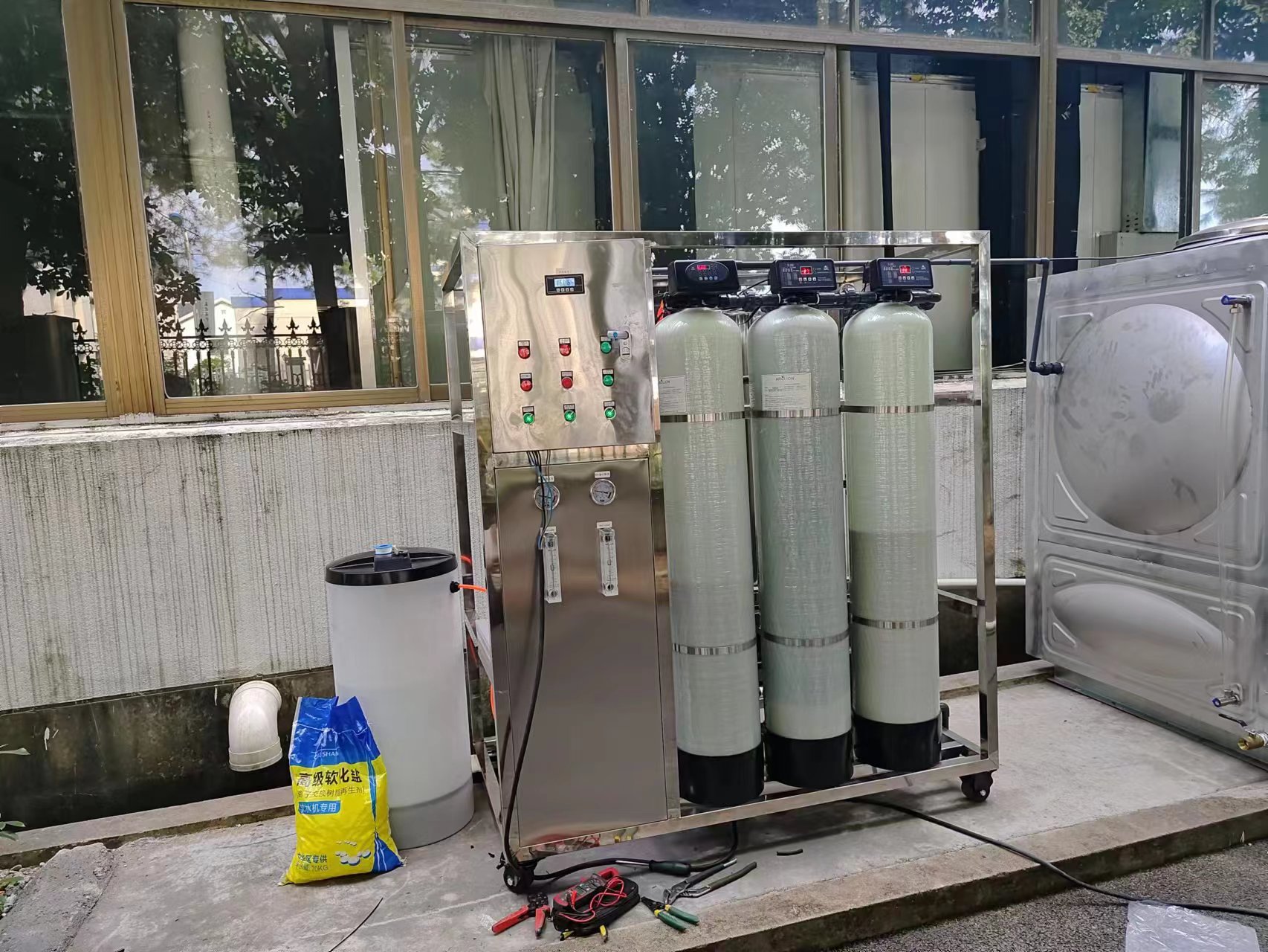 Factory Direct High Quality 1000L/H water purifier filter machine Reverse Osmosis Water Purifier for making ice/water