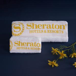 China Embroidered Hotel Bath Towels , Hotel Style Towels European American Style wholesale