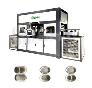 China Best Disposable Paper Lunch Box Making Machine Using Bagasse Pulp wholesale