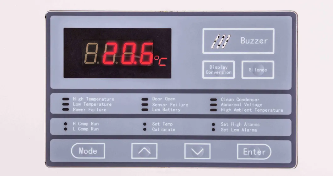 Energy Saving -86 Degrees Ult Freezer with 588 Liters Capacity for Laboratory and Hospital
