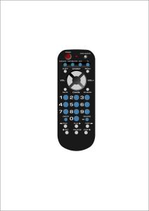 RC32J Remote Control For Set Top Box Power Efficiently Enhanced Signal Strength