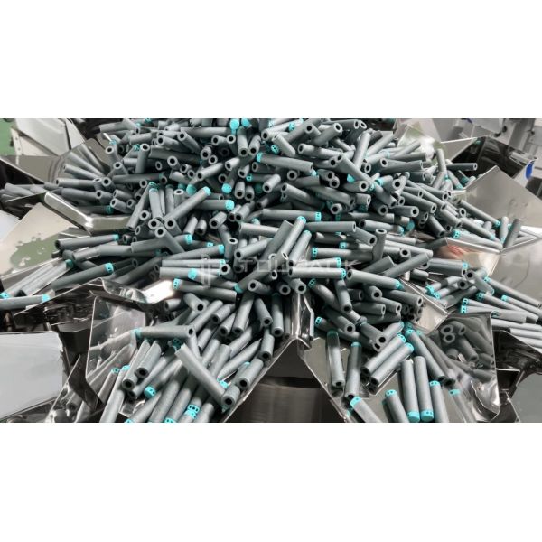 Automatic Plastics And Hardware Packaging Machine With 14 10 Head Multihead Weigher