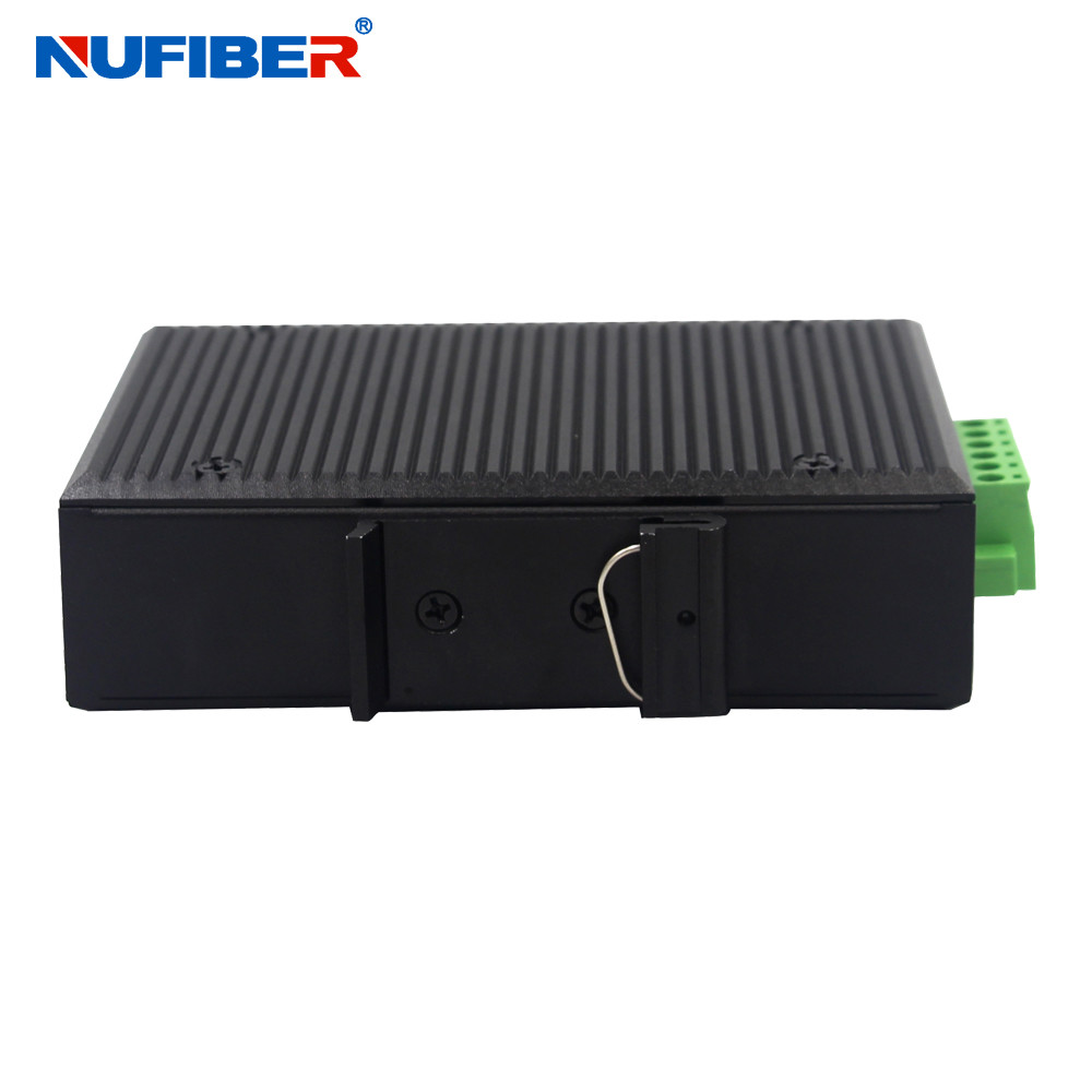 Unmanaged Industrial Ethernet Switch with 1 Port 10/100/1000M RJ45 and 1 Port 1000Mbps SC Fiber for Network Camera and VoIP Phone