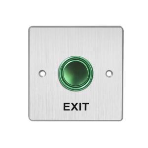 China 3 Colors No Nc Push Button To Exit , Waterproof Push Button Switch Long - Life Tested on sale