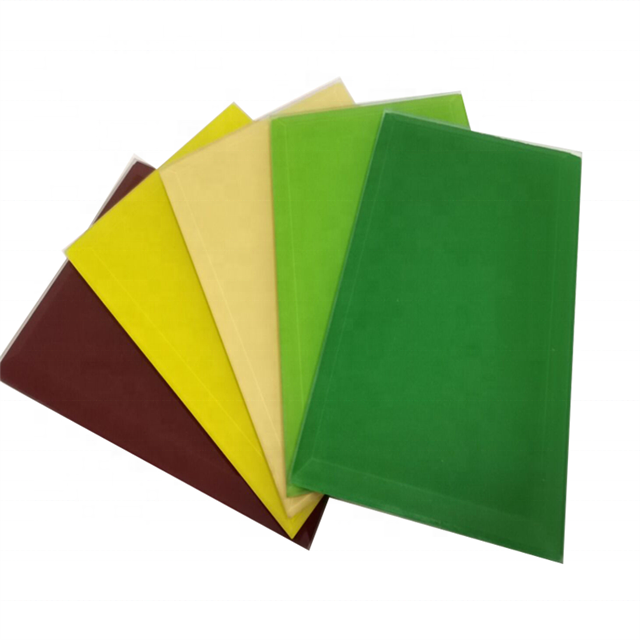 Double Coated Back Painted Lacquered Glass for Kitchen Interior Decoration