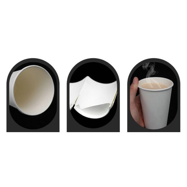 Single wall cup material 15gsm PE Plastic Coating Surface White Paper sheets