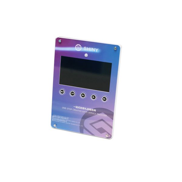 ODM Acrylic Video POS Display A4 size 5GB Memory CMYK Color