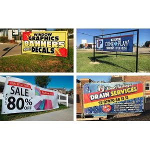 Custom Outdoor Advertising Banner Digital Printing Polyester Material