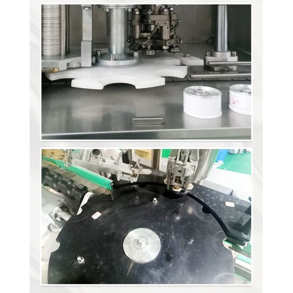 Video Outgoing-Inspection Provided Round Can Sealing Machine for Tinplate/Aluminum Cans