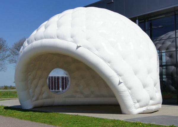 Quality Customized Golf Inflatable Event Tent Blow Up Shelter Plato PVC Tarpaulin Fire Resistance for sale