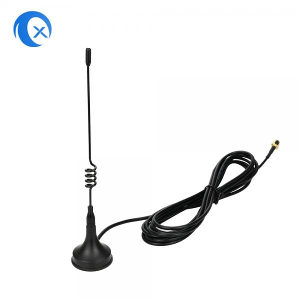 Quality Indoor GSM GPRS 2dBi Magnetic Whip Antenna With SMA Male Connector for sale