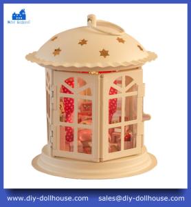 China Mini Dollhouse Diy Dollhouse Miniature Toy Model House Educational Toy Craft Gift I001 wholesale