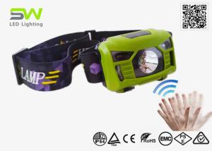 China Cree LED 200 Lumens Rechargeable LED Sensor Light Headlamp For Hiking wholesale