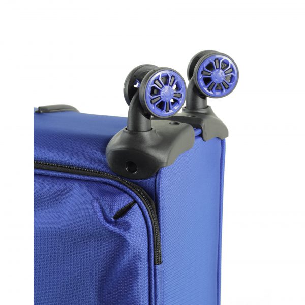 TSA Lock 400D Jacquard Polyester Soft Trolley Luggage
