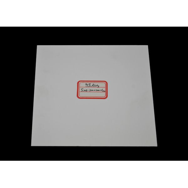 China Industrial Heat Resistant 96% Aluminum Oxide Ceramic , Alumina Ceramic Plate wholesale