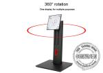 18.5" - 27" LCD Display Monitor All In One Table Stand Tilt Up Down 360 Degree