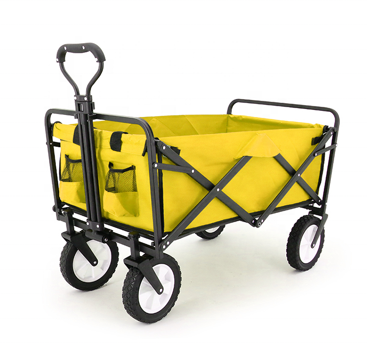 Weather Resistant Foldable Wagon Cart High Weight Capacity For Camping