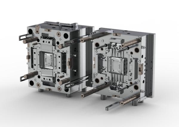 Quality OEM / ODM ： Single Cavity Injection Mold & Transparent Router Bottom Housing (1*1)  No.23892 for sale