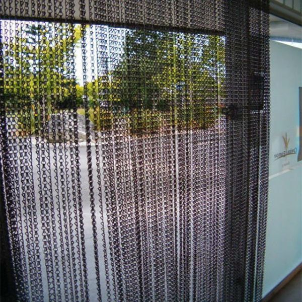 Aluminum Chain Link Door Fly Screen