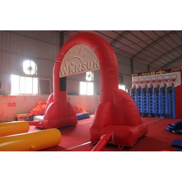 Attractive Inflatable Advertising Arch , Environmental Friendly Blow Up Arch