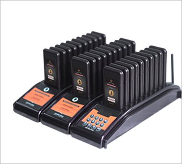 Wireless 433.92 Free queue guest pager system for restaurant managing waiting customer