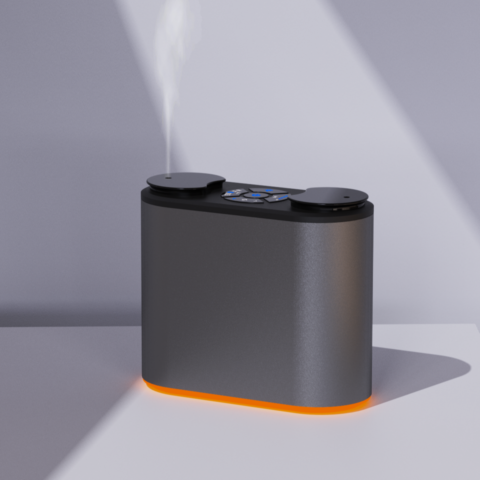 HOMEFISH Rechargeable Pure Aroma Diffuser Waterless Atomizing Diffuser Humidification