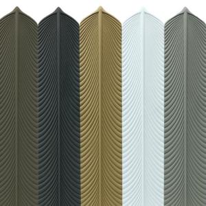 China Polyurethane PU Wall Panel Creative Shape Sheets Light Ceramic Stone Feather wholesale